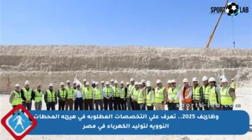 وظائف 2025.. تعرف على التخصصات المطلوبة في هيئة المحطات النووية لتوليد الكهرباء في مصر